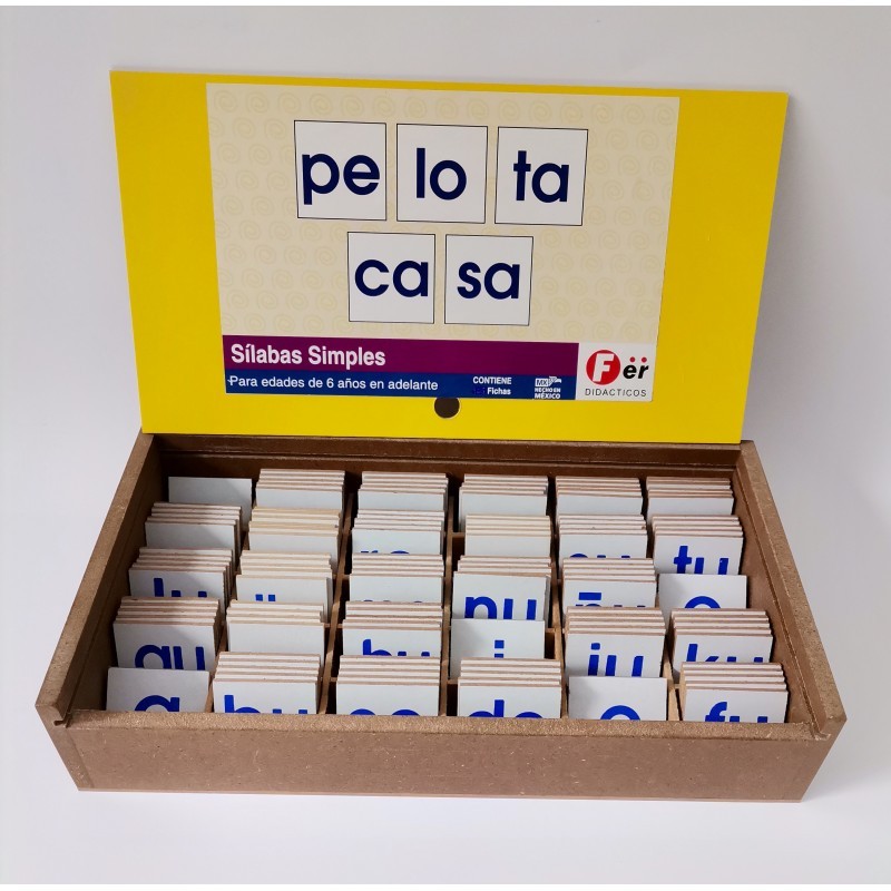 Sílabas Simples de Madera